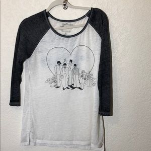 Beatles All you need is love Jersey Lg. Wht/Blk